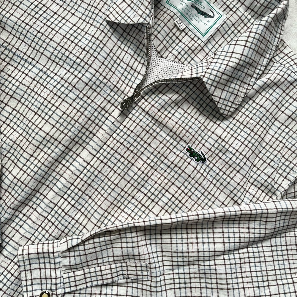 CROCODILE PLAID ZIP UP JACKET (bought 4 Doechii)